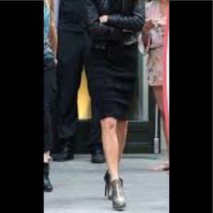 CHARLES DAVID Leather ankle booties